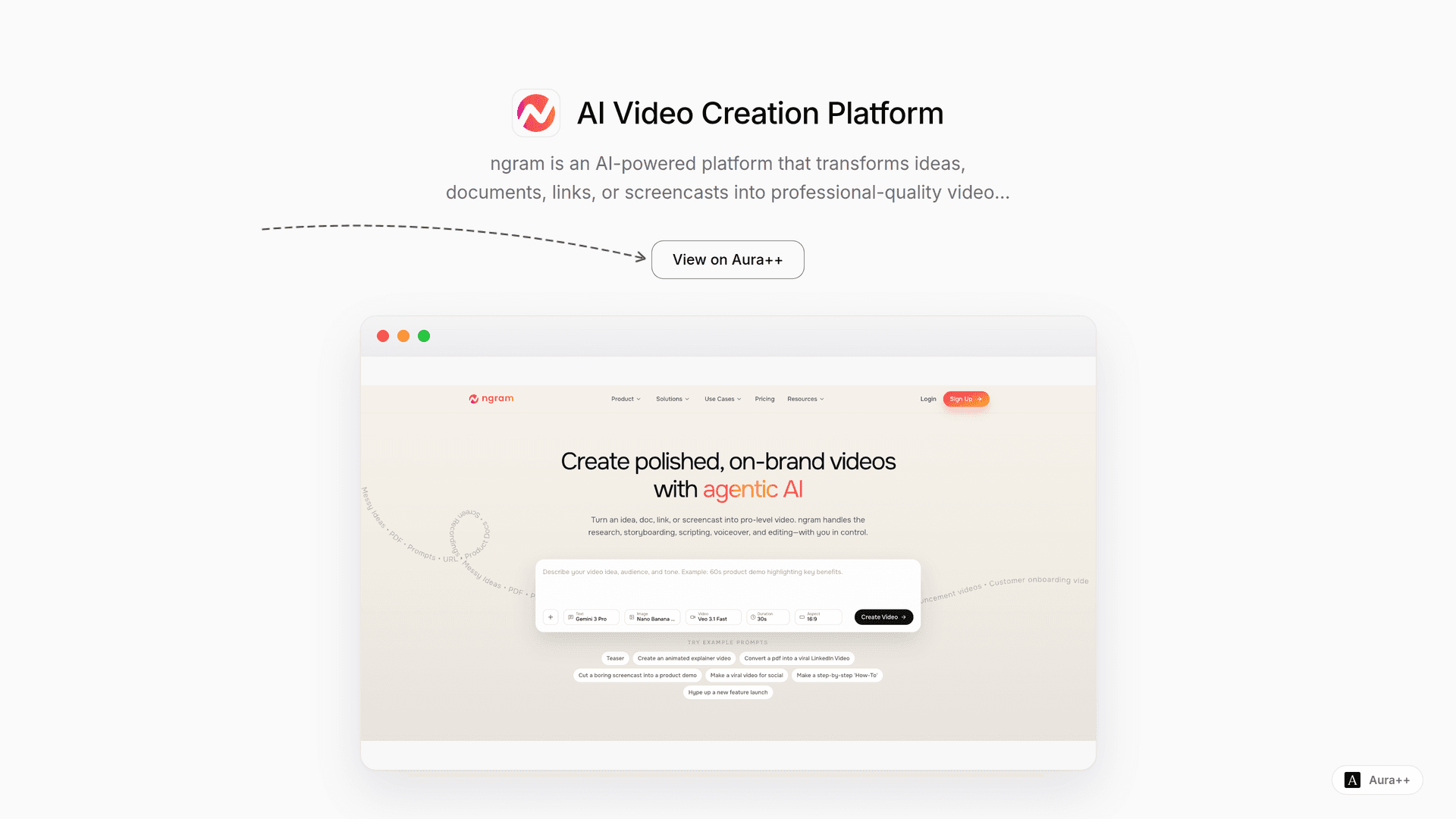 Streamline Video Creation with ngram's AI-Powered Platform