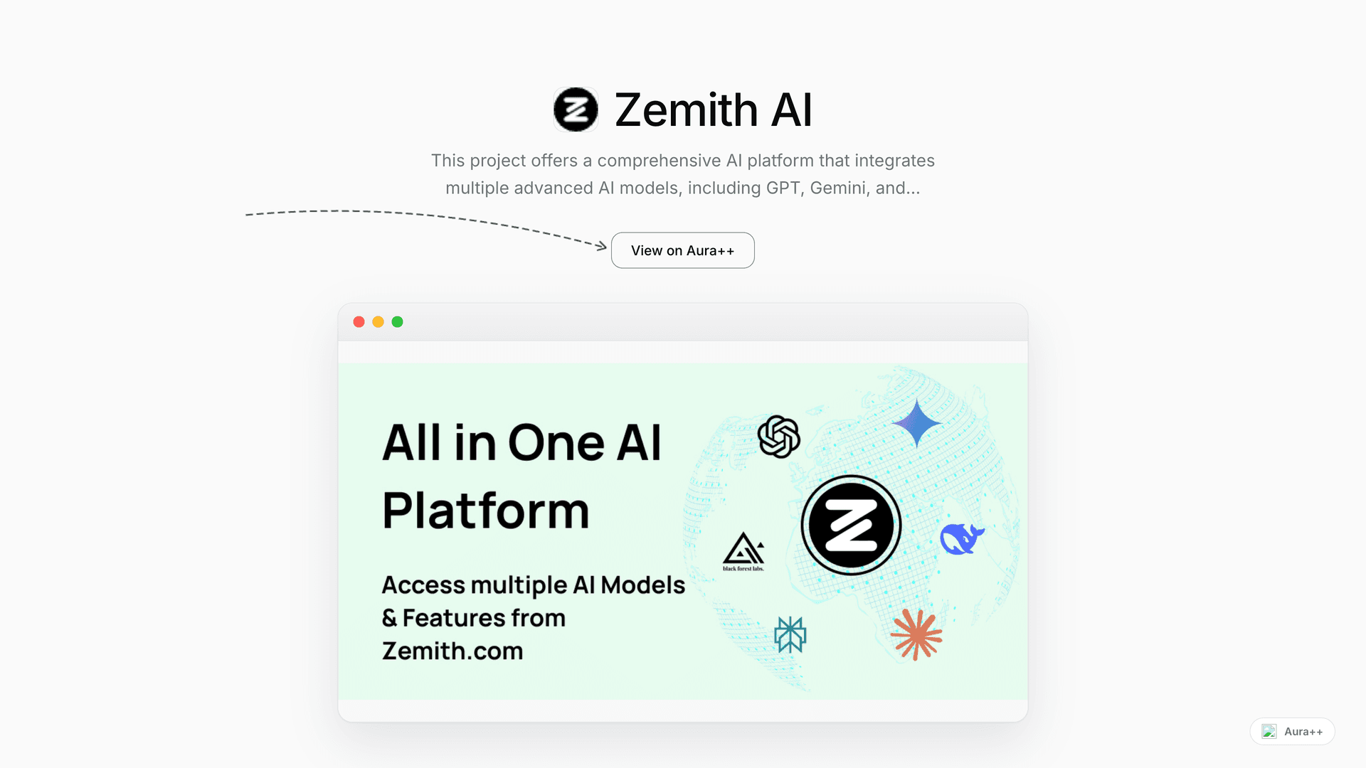 Zemith AI launch story featured image on Aura++
