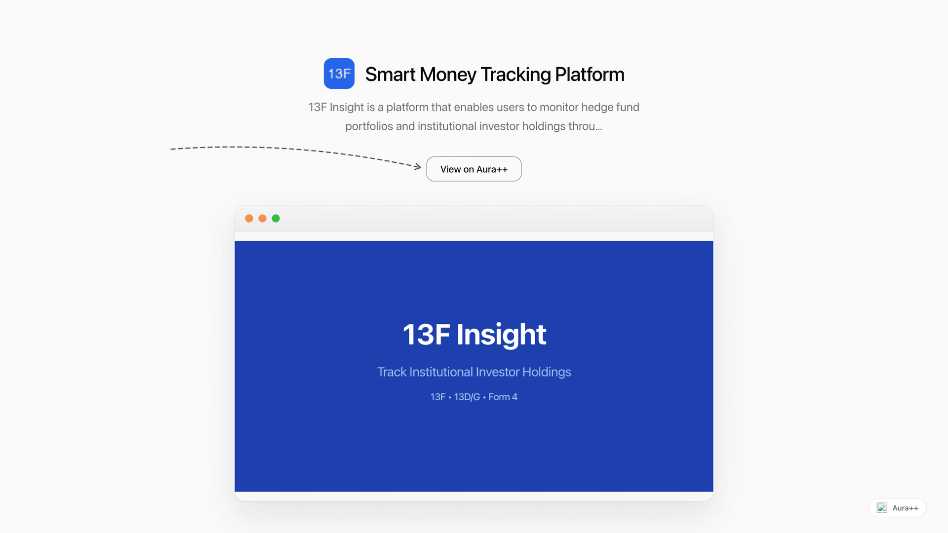 Smart Money Tracking Platform