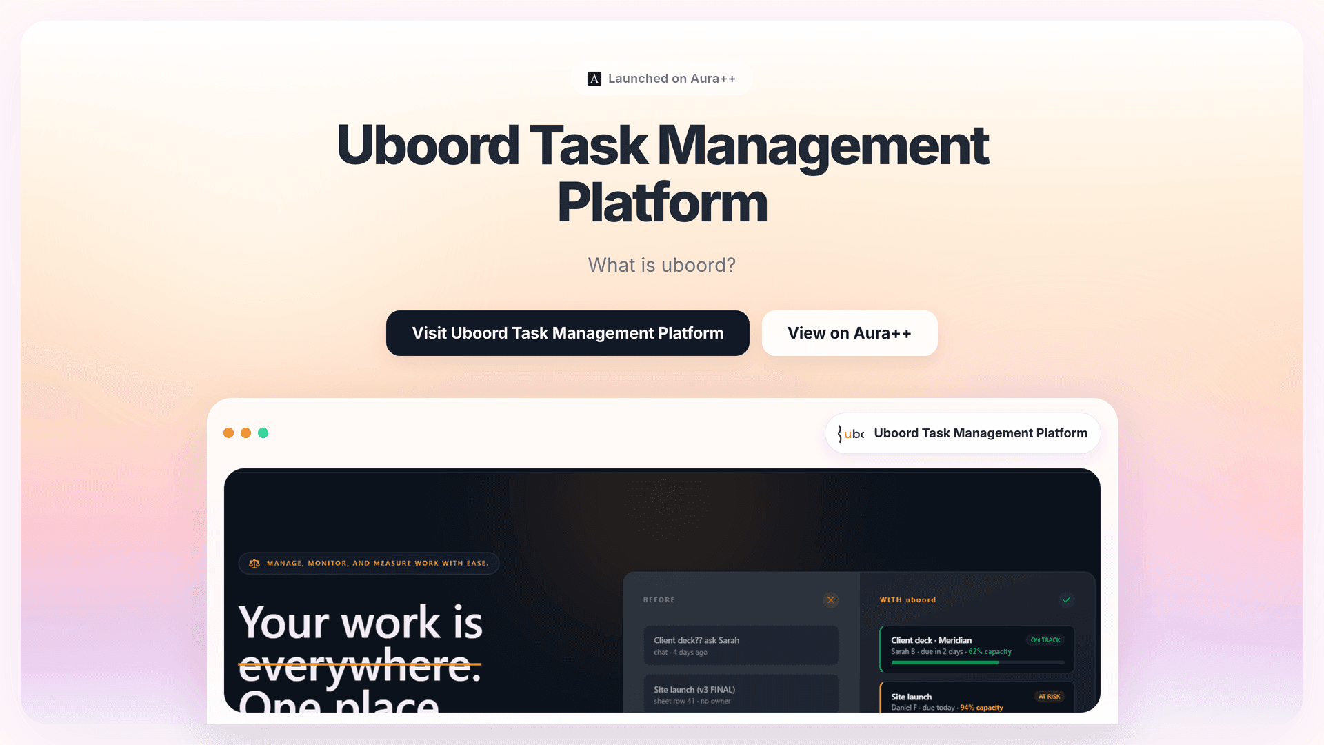 Master Task Management and Delivery with Uboord's Smart Tools