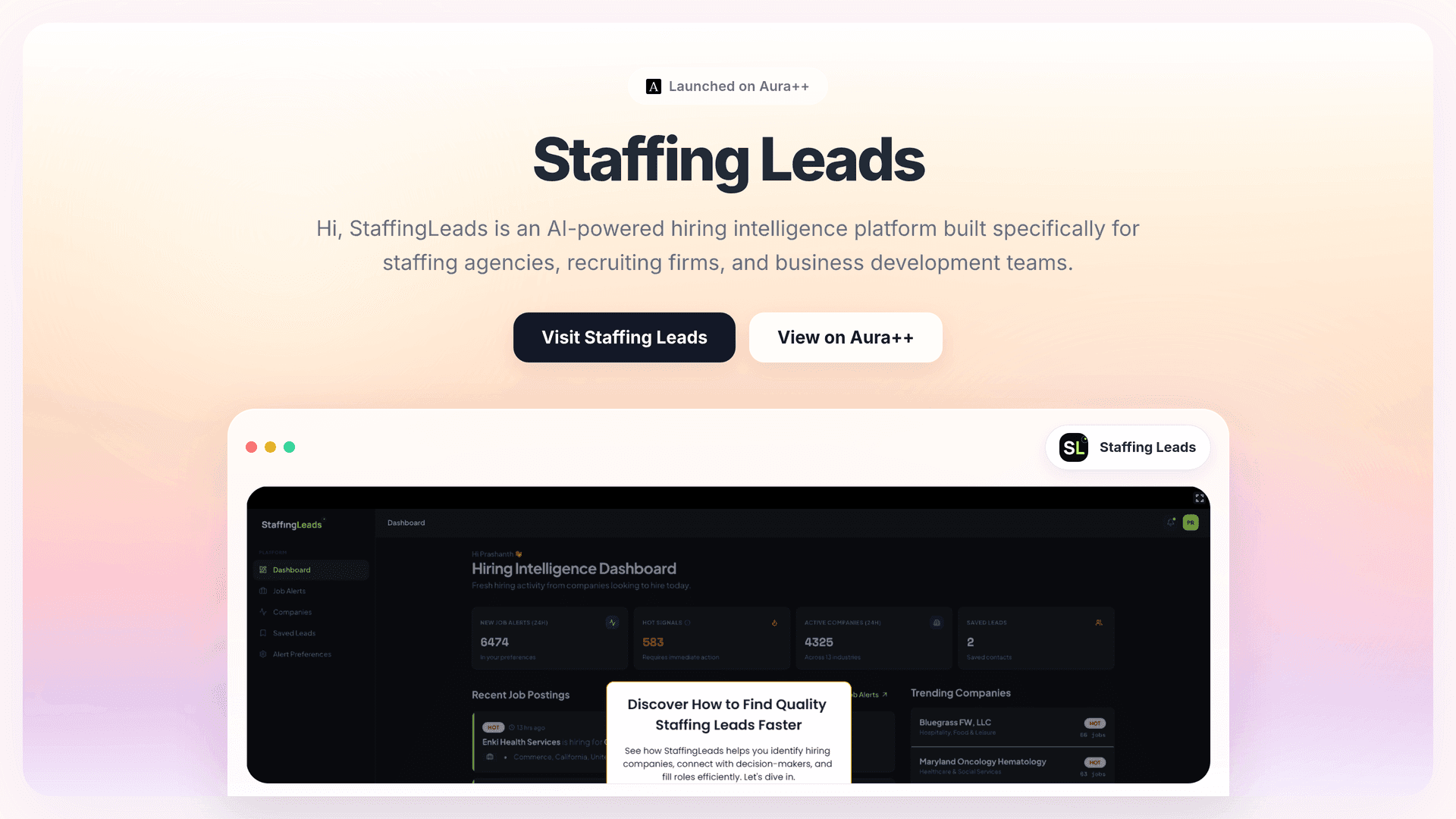 Staffing Leads