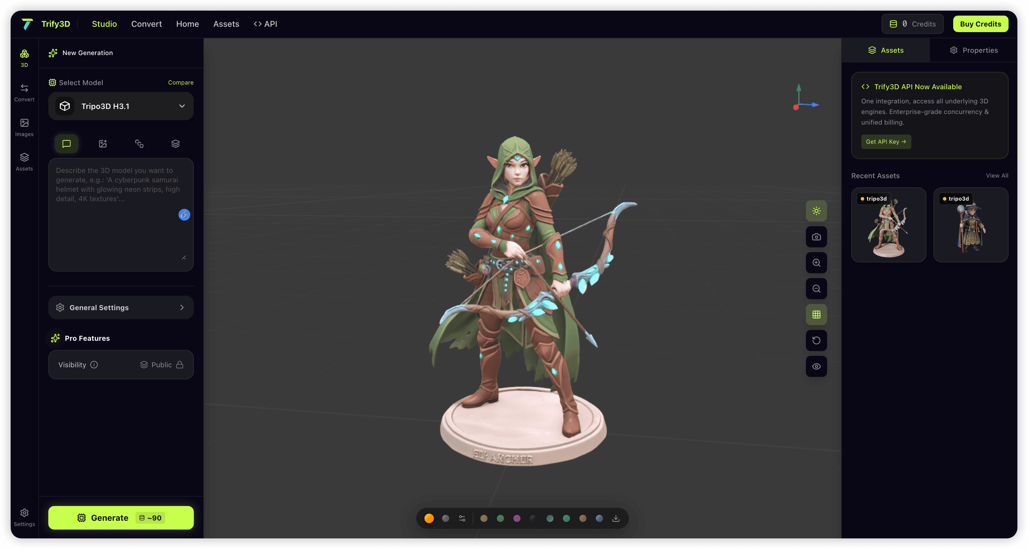 Trify3D AI Multi-Model 3D Generator