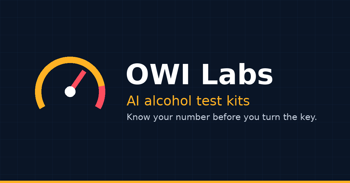 OWI Labs AI-Powered Breathalyzers product preview for startup listing on Aura++
