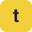 Tiny Text startup logo on Aura++