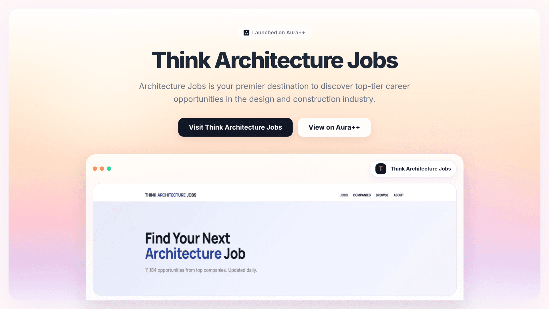 Think Architecture Jobs