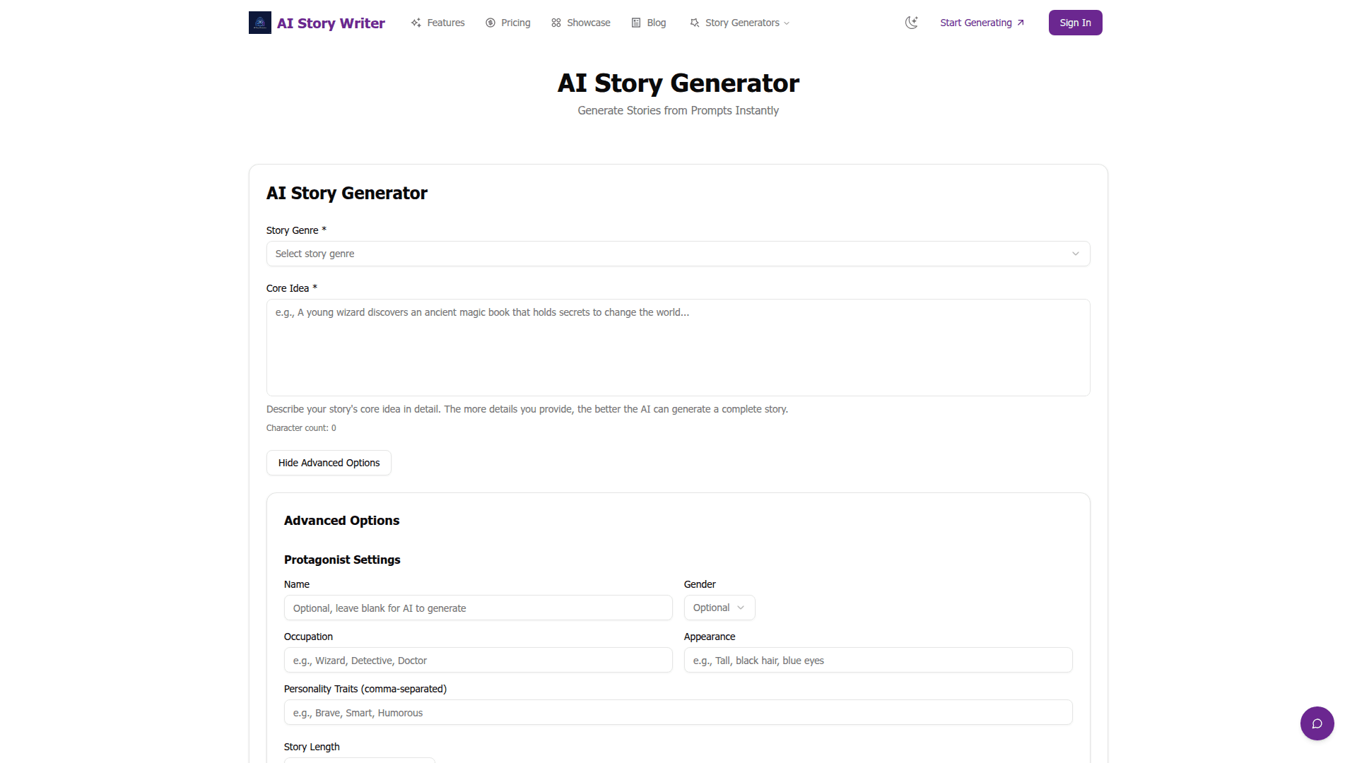 AI Story Generator