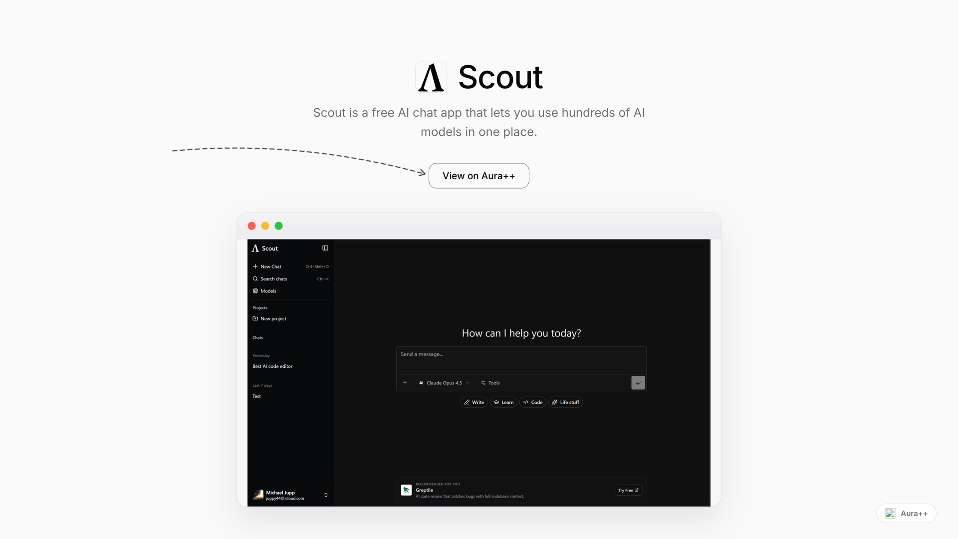 Scout launch story featured image on Aura++