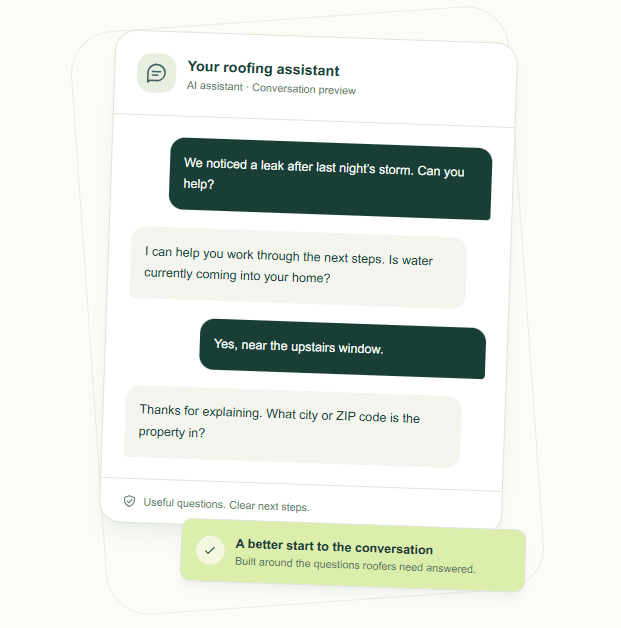 RoofInbox product preview for startup listing on Aura++