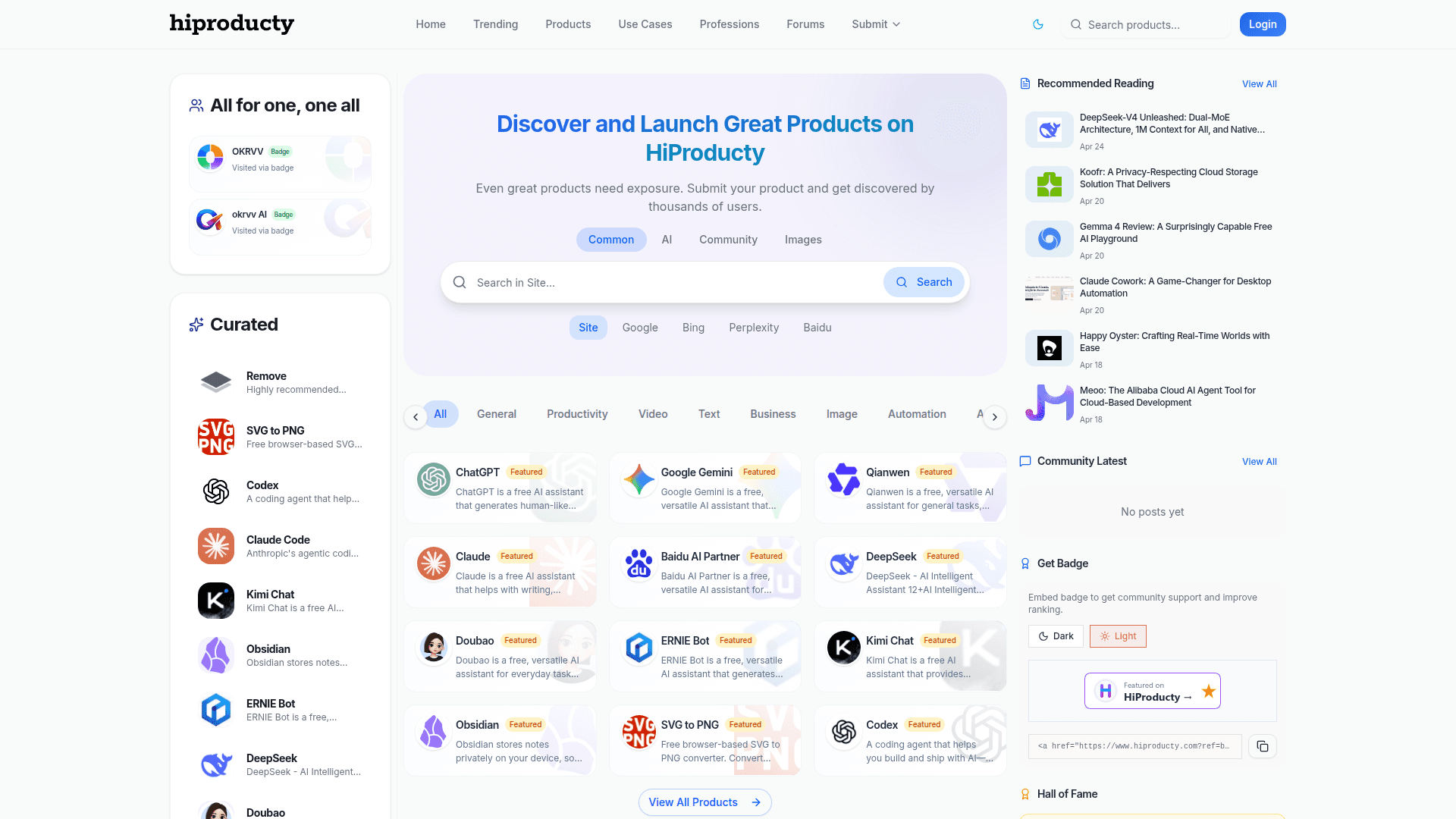 HiProducty - Launch, Discuss & Discover the best products