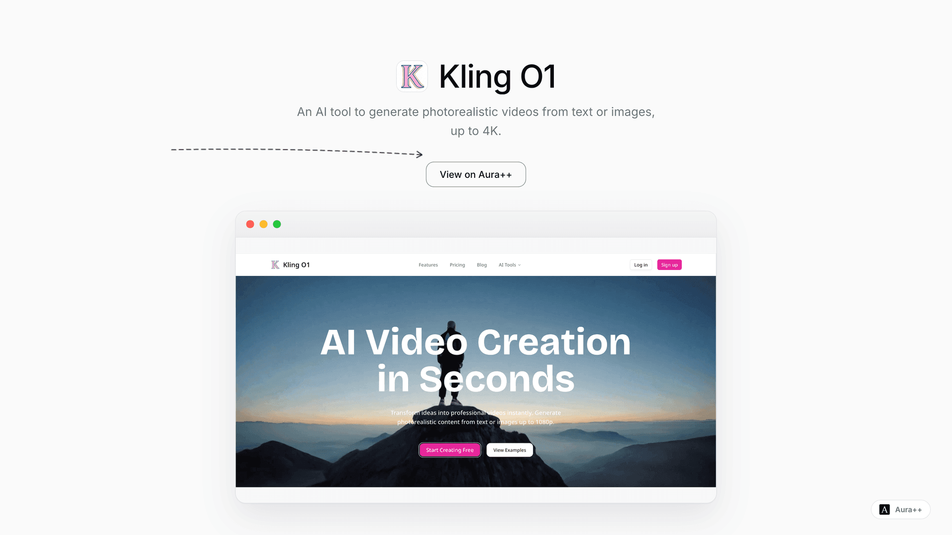 Kling O1 launch story featured image on Aura++