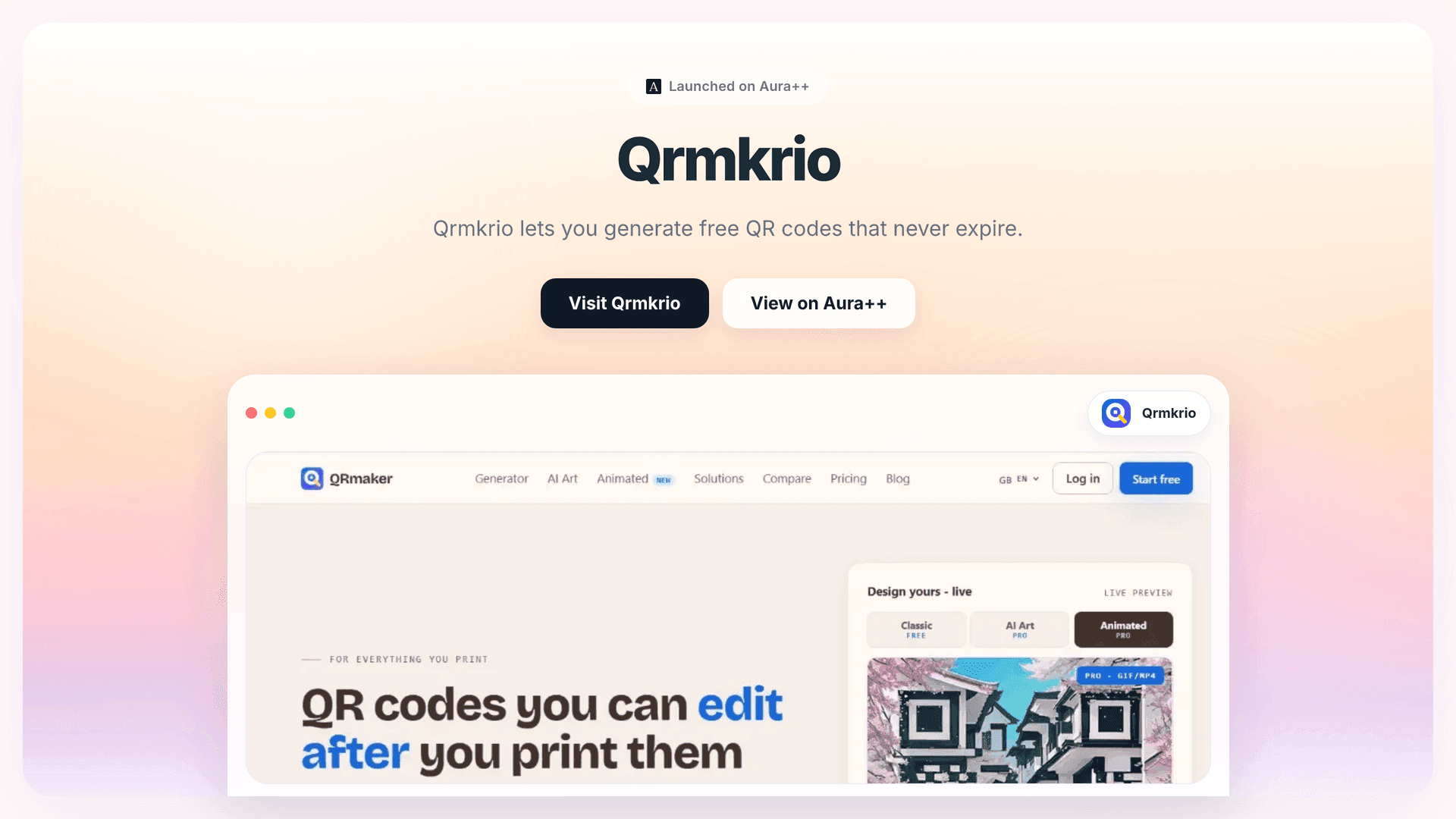 Maximize Marketing Impact with Qrmkrio's Dynamic QR Codes