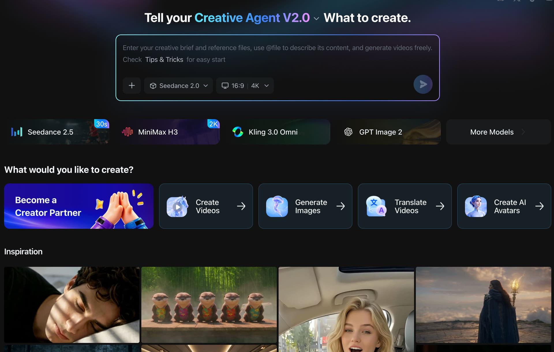 Wizstar AI Video Creation Platform product preview for startup listing on Aura++