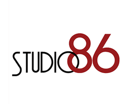 Studio86 wedding photography startup logo on Aura++