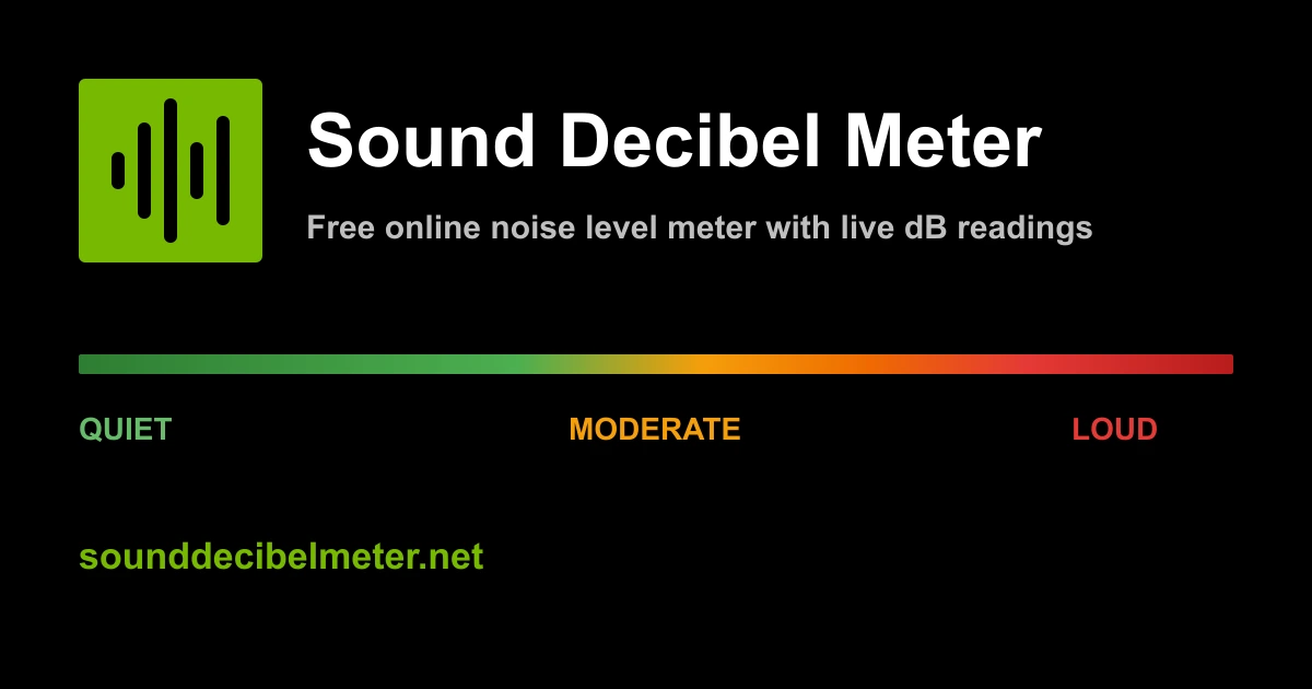 Online Sound Decibel Meter - Product Image