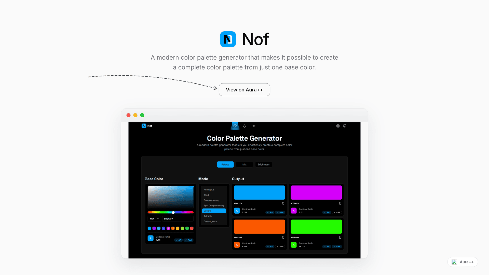 Nof launch story featured image on Aura++