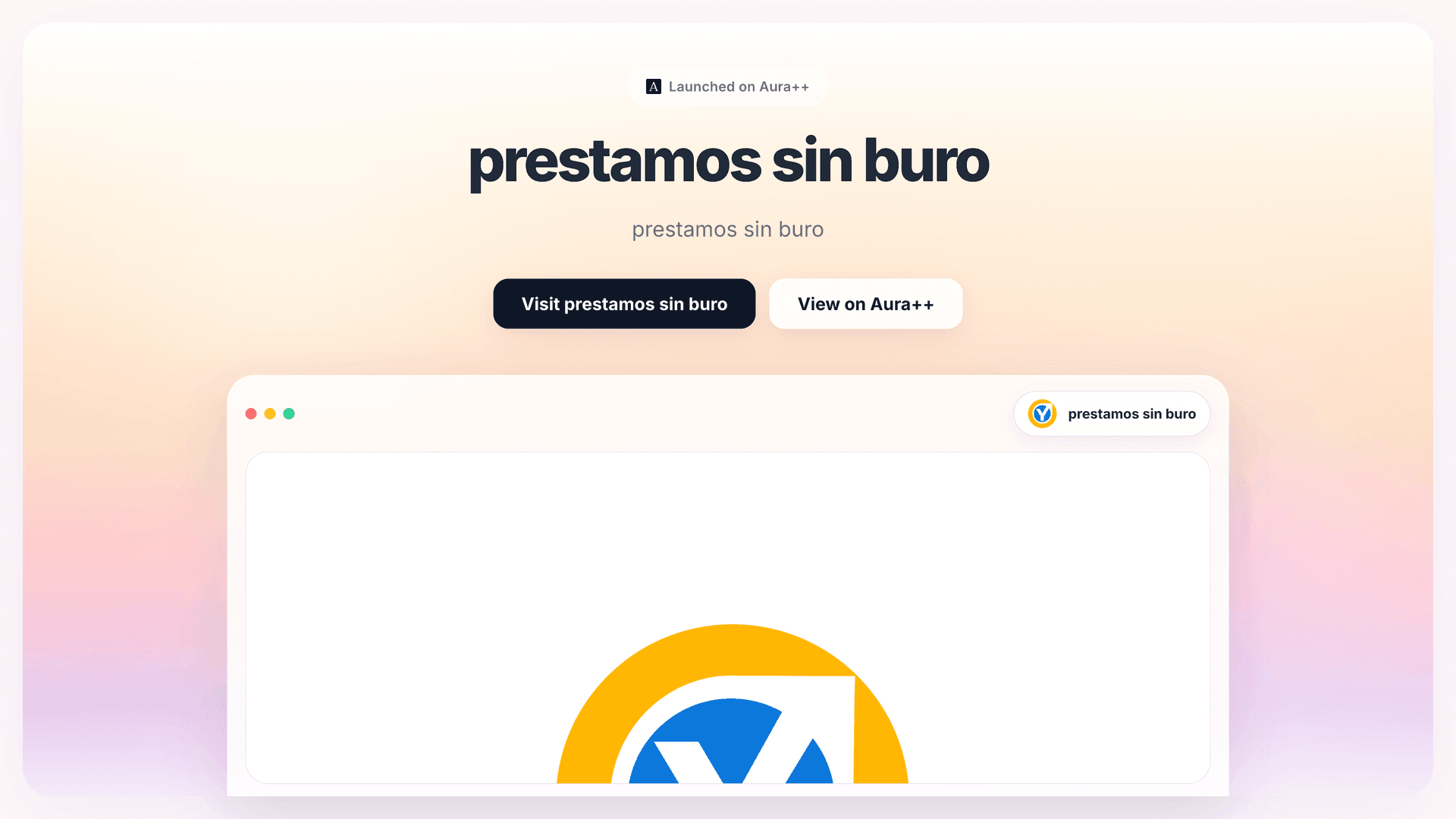 prestamos sin buro launch story featured image on Aura++