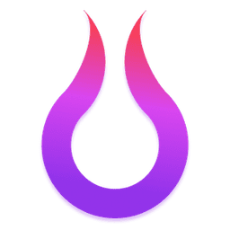 TinderProfile.ai startup logo on Aura++