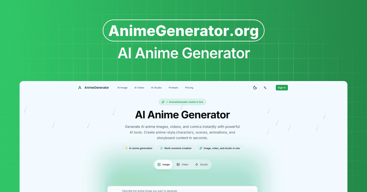 AnimeGenerator AI - Product Image
