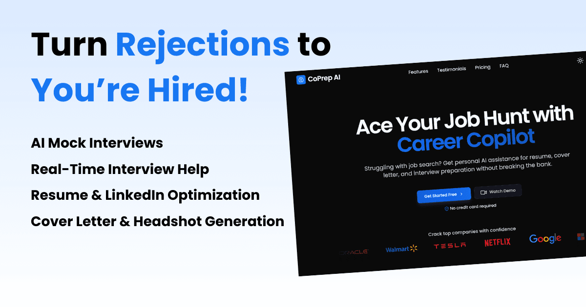 CoPrep AI - Career Copilot - Product Image