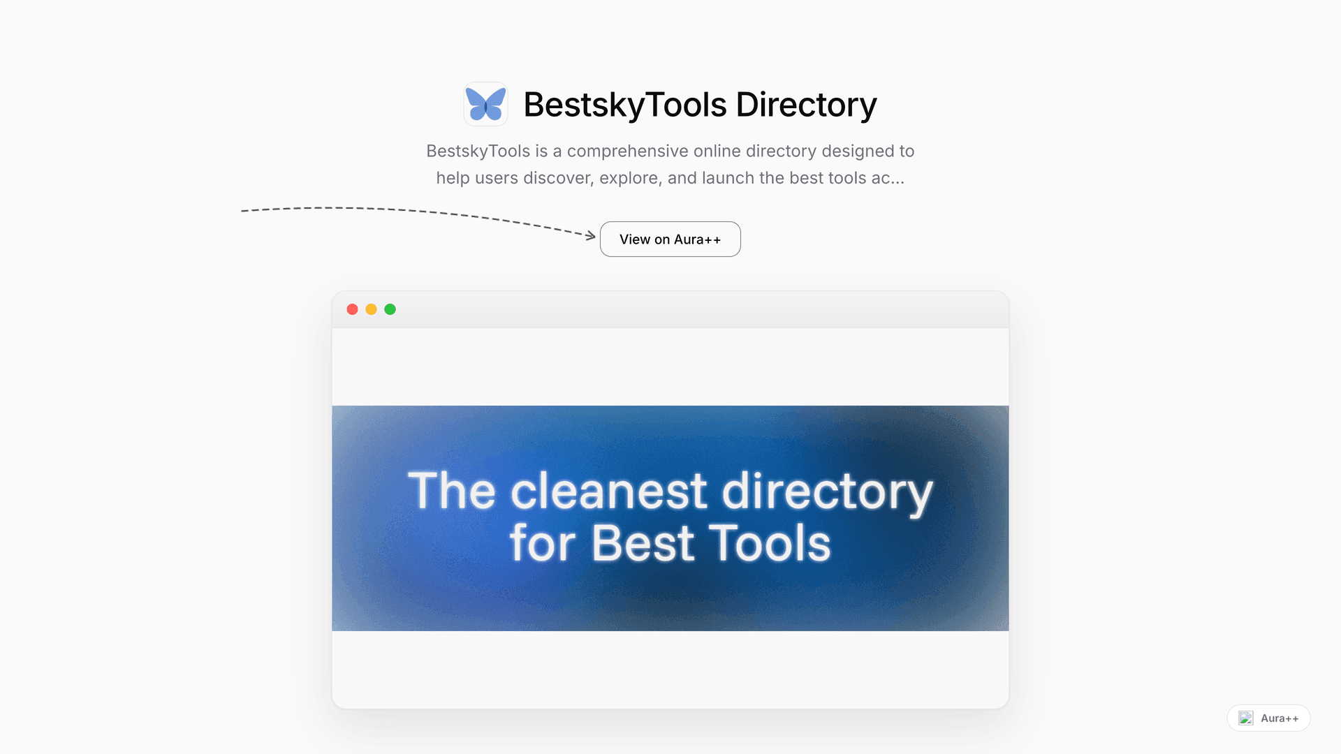 BestskyTools Directory launch story featured image on Aura++
