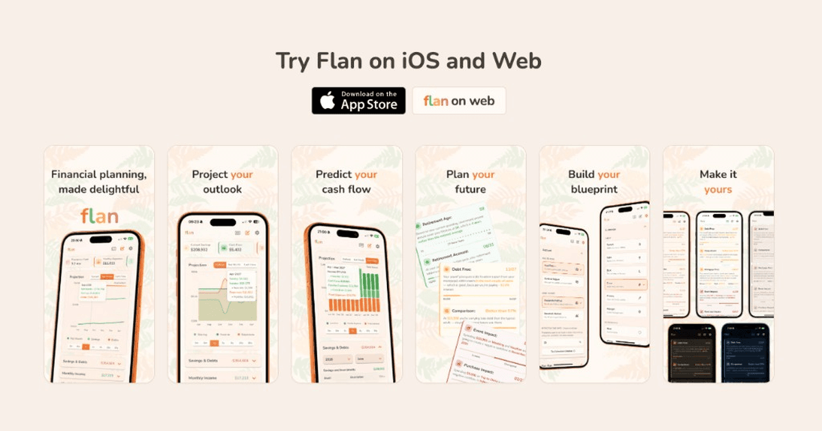 Flan product preview for startup listing on Aura++
