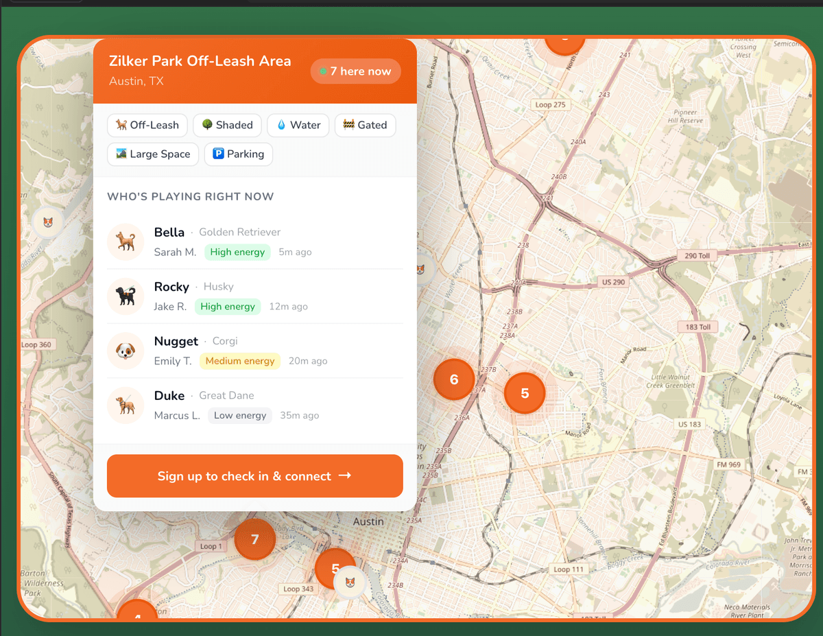RuffRuff Let's Play - Dog Park & Community App