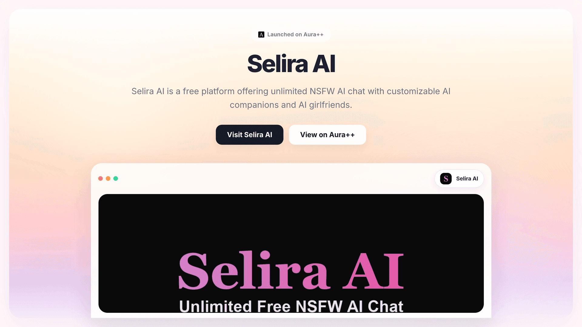 Explore Selira AI for Unrestricted NSFW Chat and Content