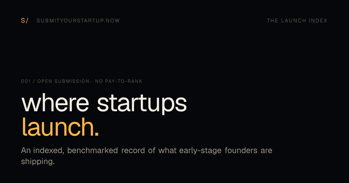 Submit Your Startup product preview for startup listing on Aura++