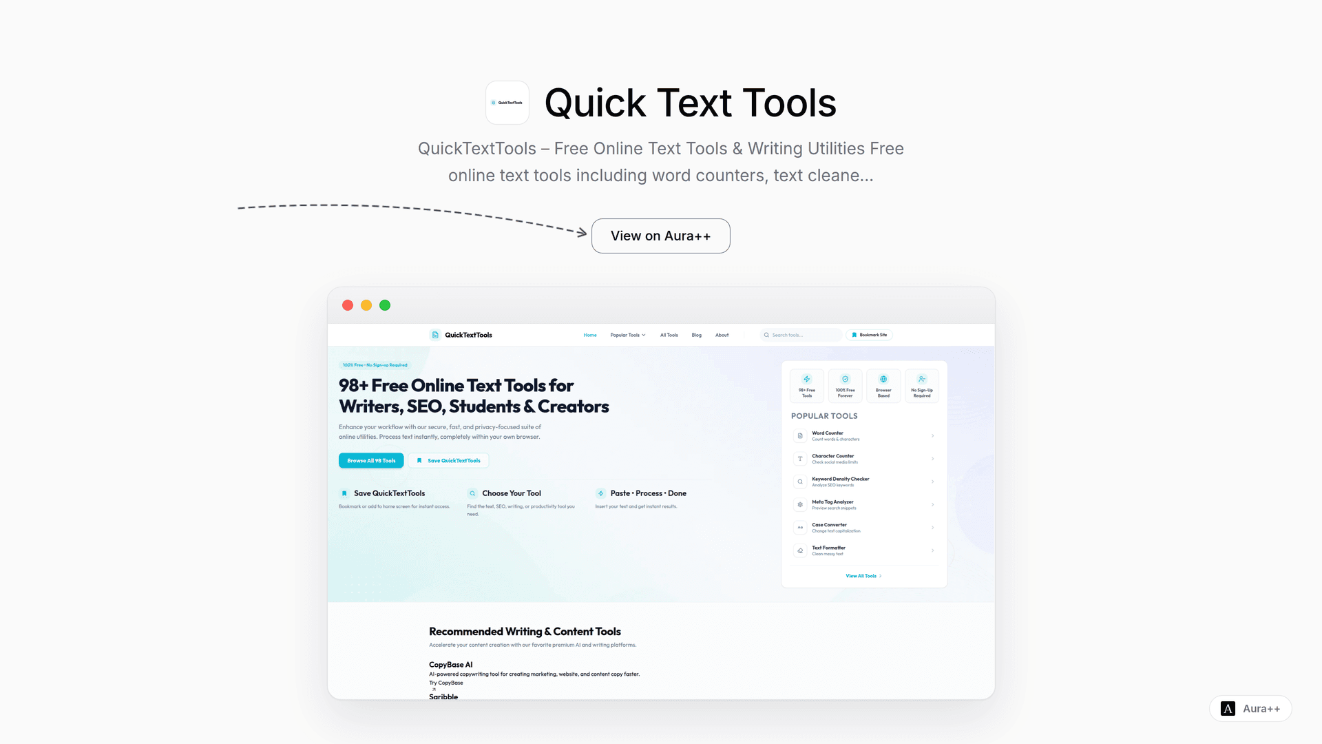 Simplify Text Editing with QuickTextTools' Free Utilities