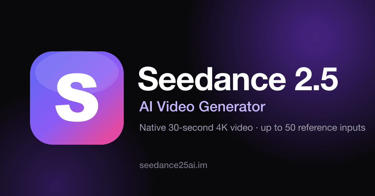 Seedance 2.5 AI Video Generator product preview for startup listing on Aura++