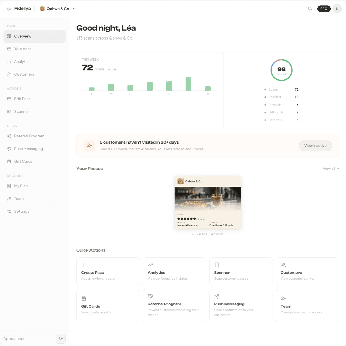 Fideliya Loyalty Pass Platform