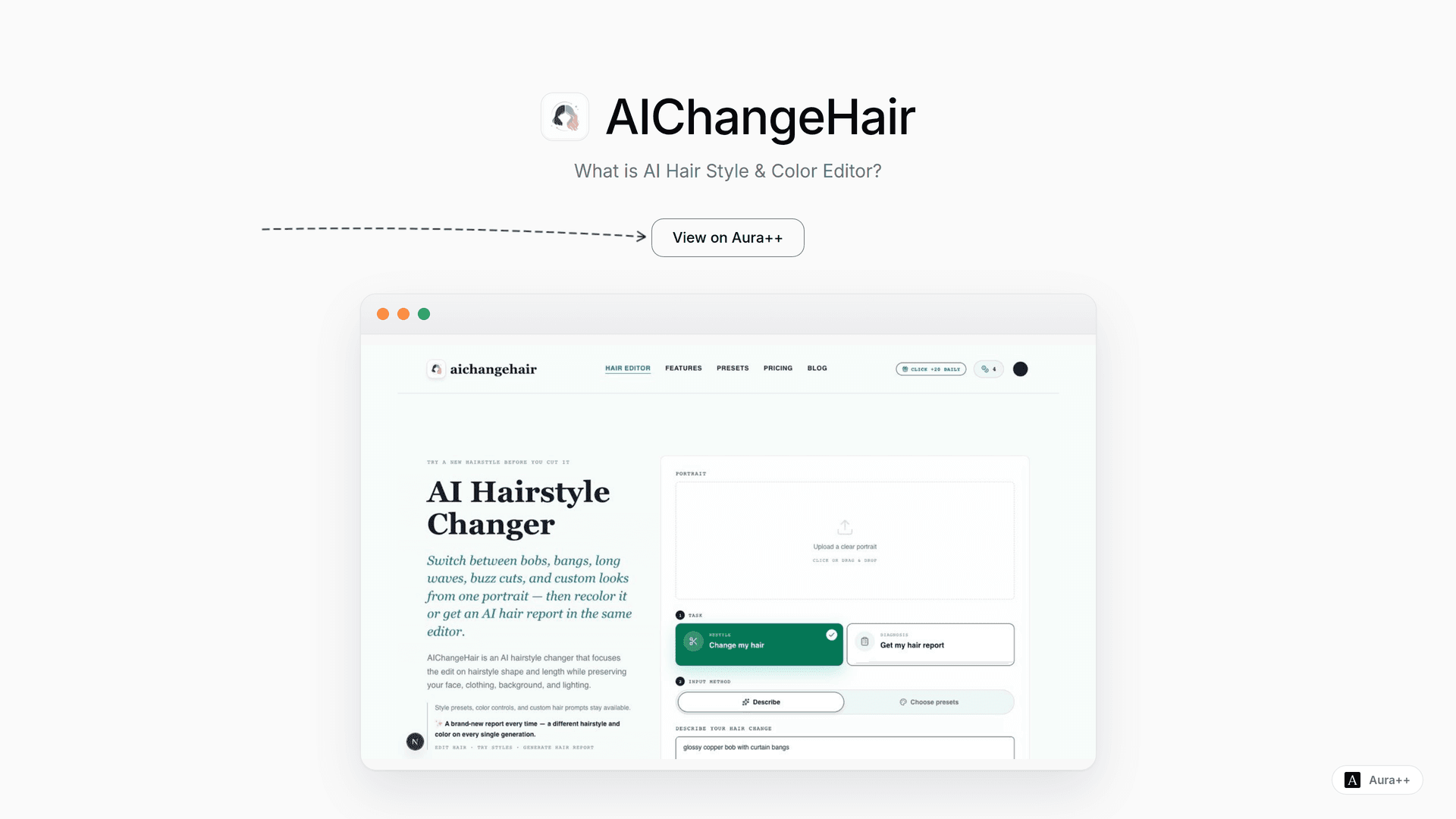 Explore New Hairstyles Virtually with AIChangeHair's Editor