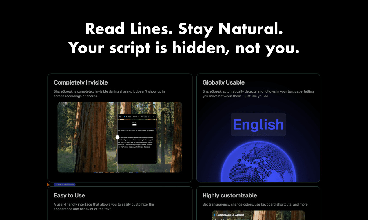 ShareSpeak AI Teleprompter