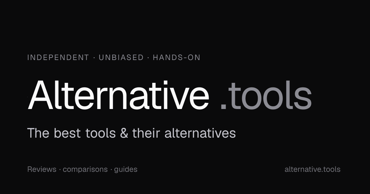 Alternative Tools Directory