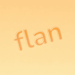 Flan startup logo on Aura++