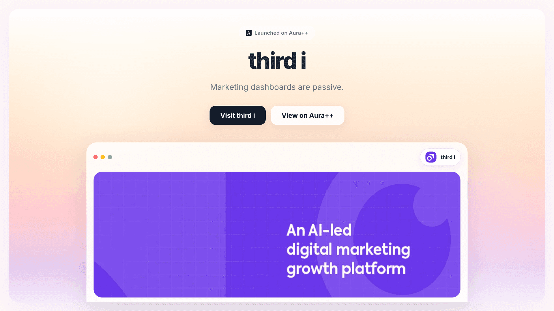 third i launch featured image on Aura++