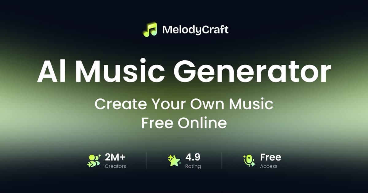 MelodyCraft product preview for startup listing on Aura++