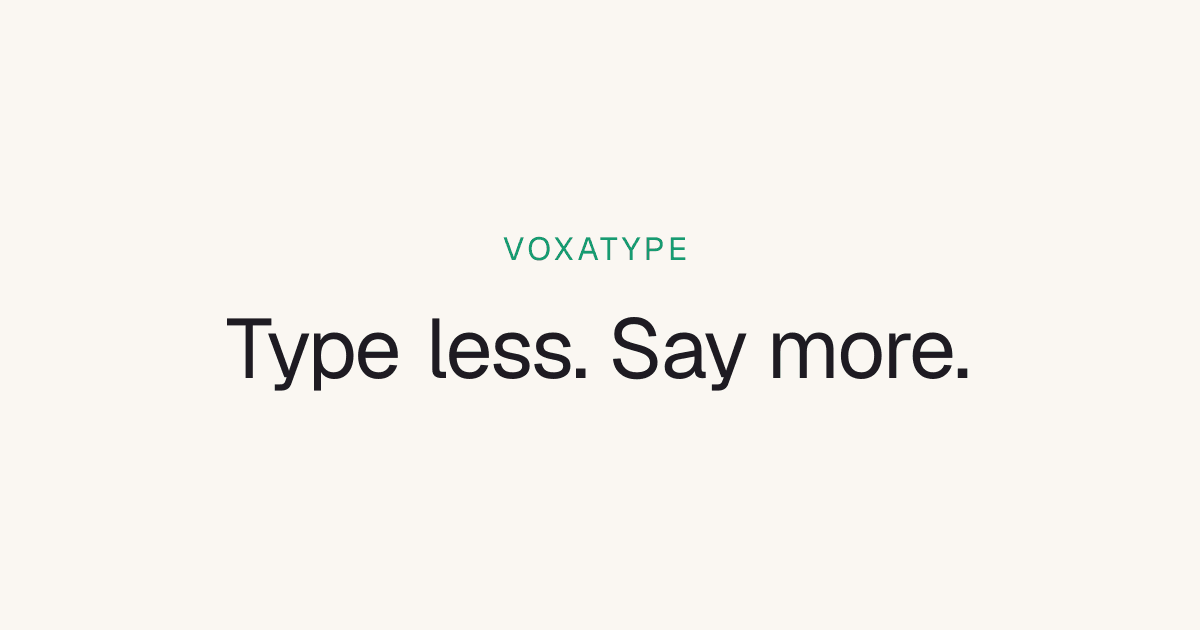VoxaType: AI Voice Typing Tool product preview for startup listing on Aura++