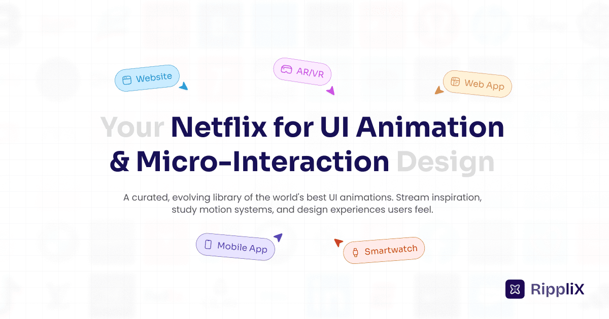 Ripplix UI Animation Library - Product Image