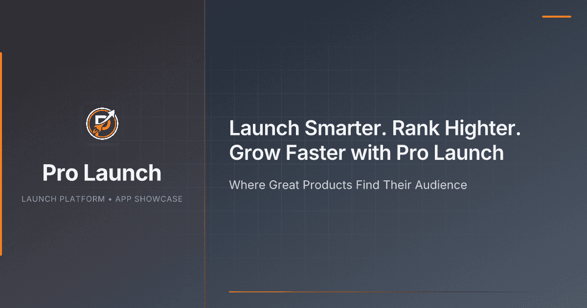 Pro Launch launch story