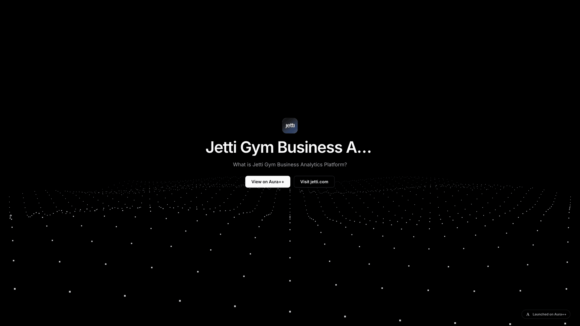 Jetti Gym Business Analytics Platform