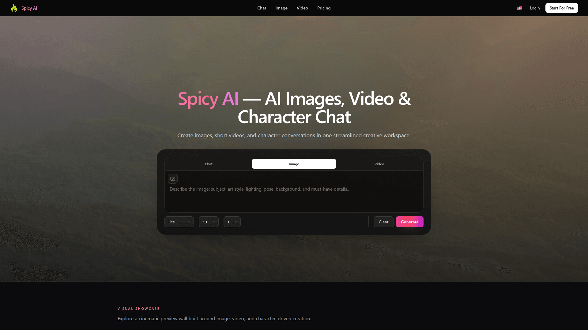 Spicy AI: Creative AI Workspace