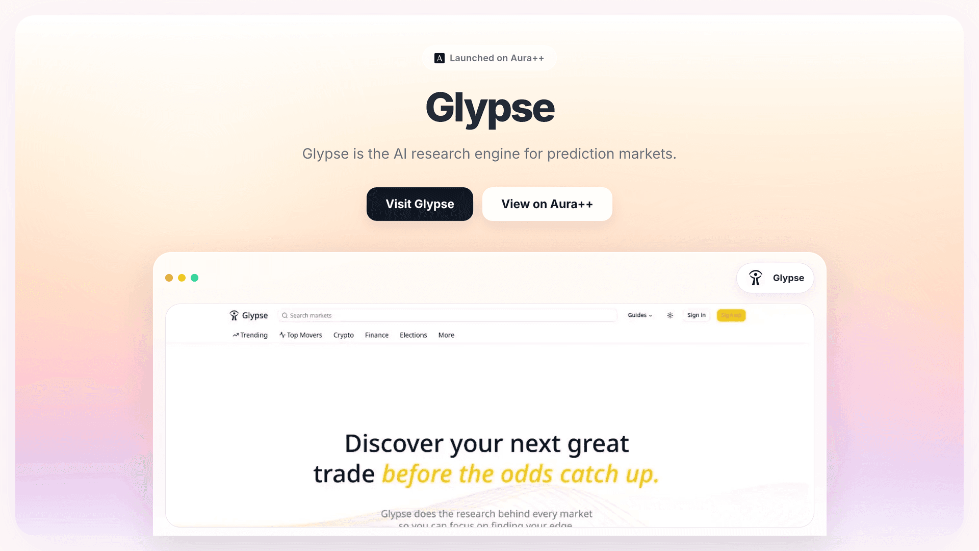 Understanding Prediction Markets with Glypse's AI Insights