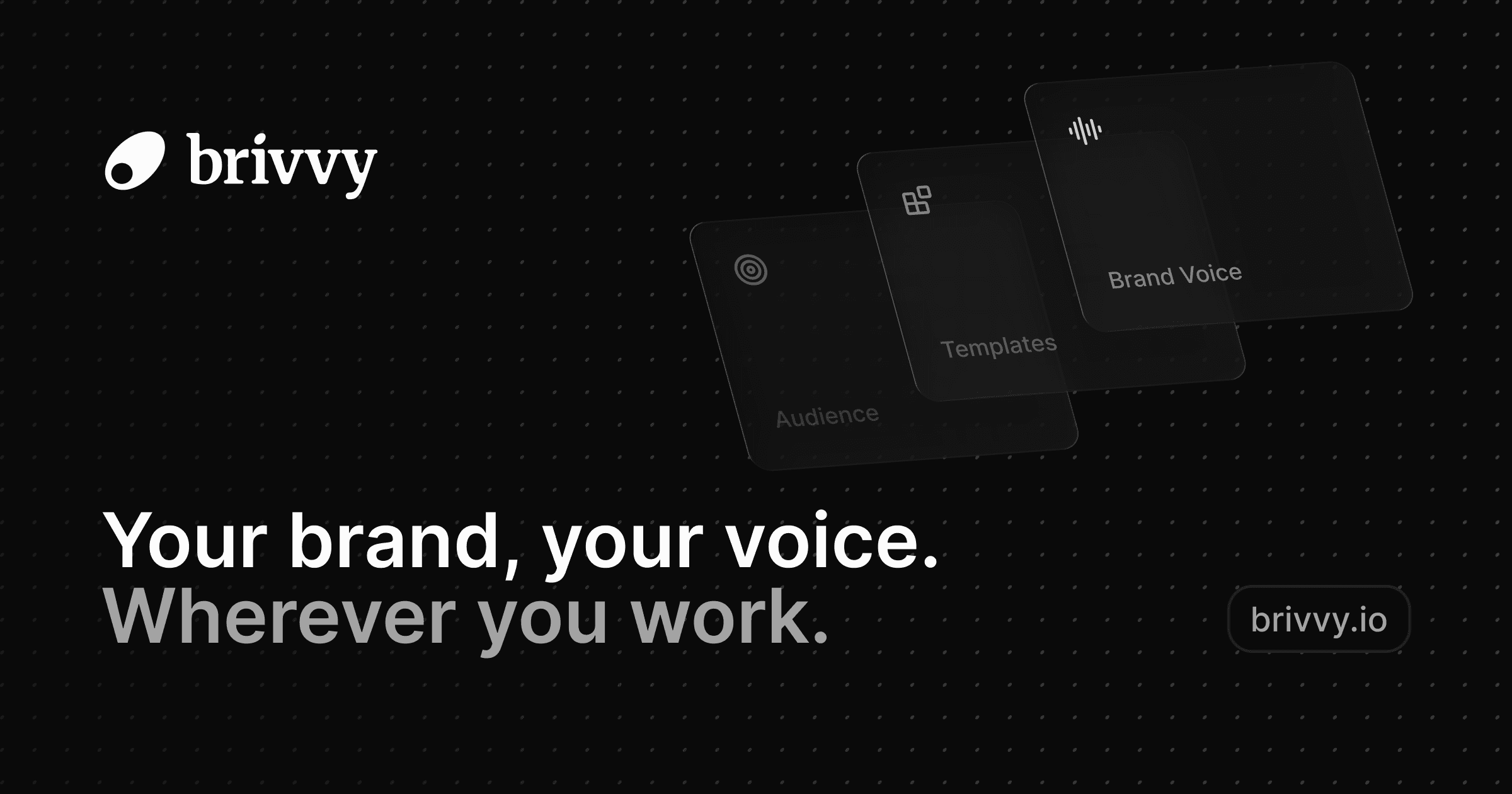 Brivvy: AI Brand Voice Platform - Product Image