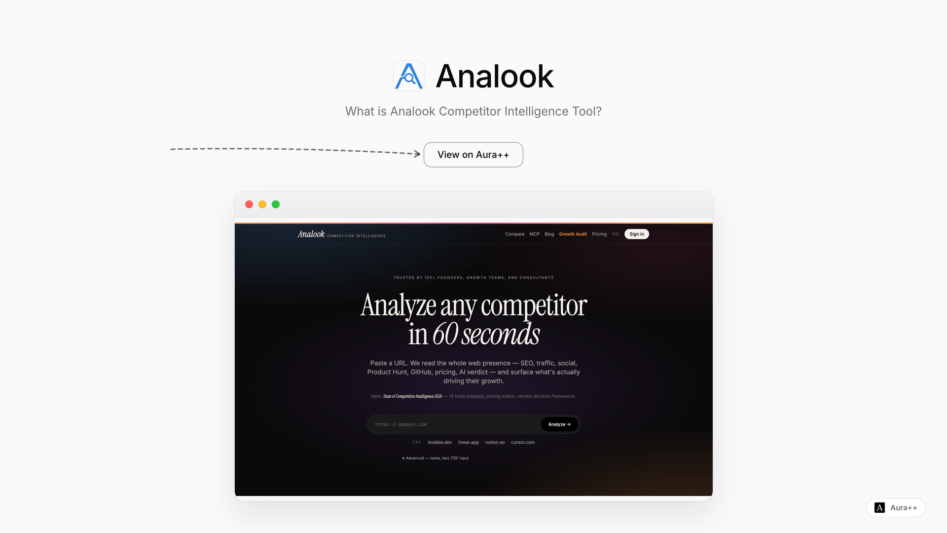 Mastering Competitor Insights with Analook's AI Analysis