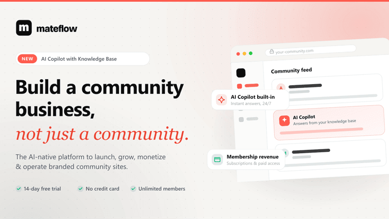 MateFlow product preview for startup listing on Aura++