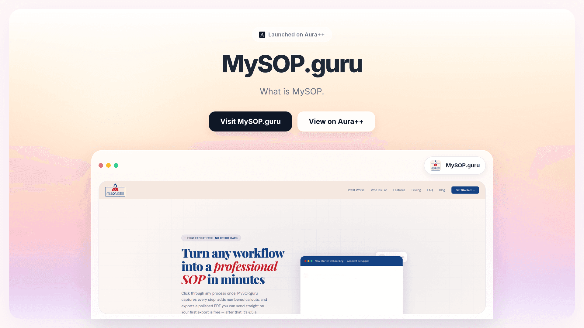 MySOP.guru