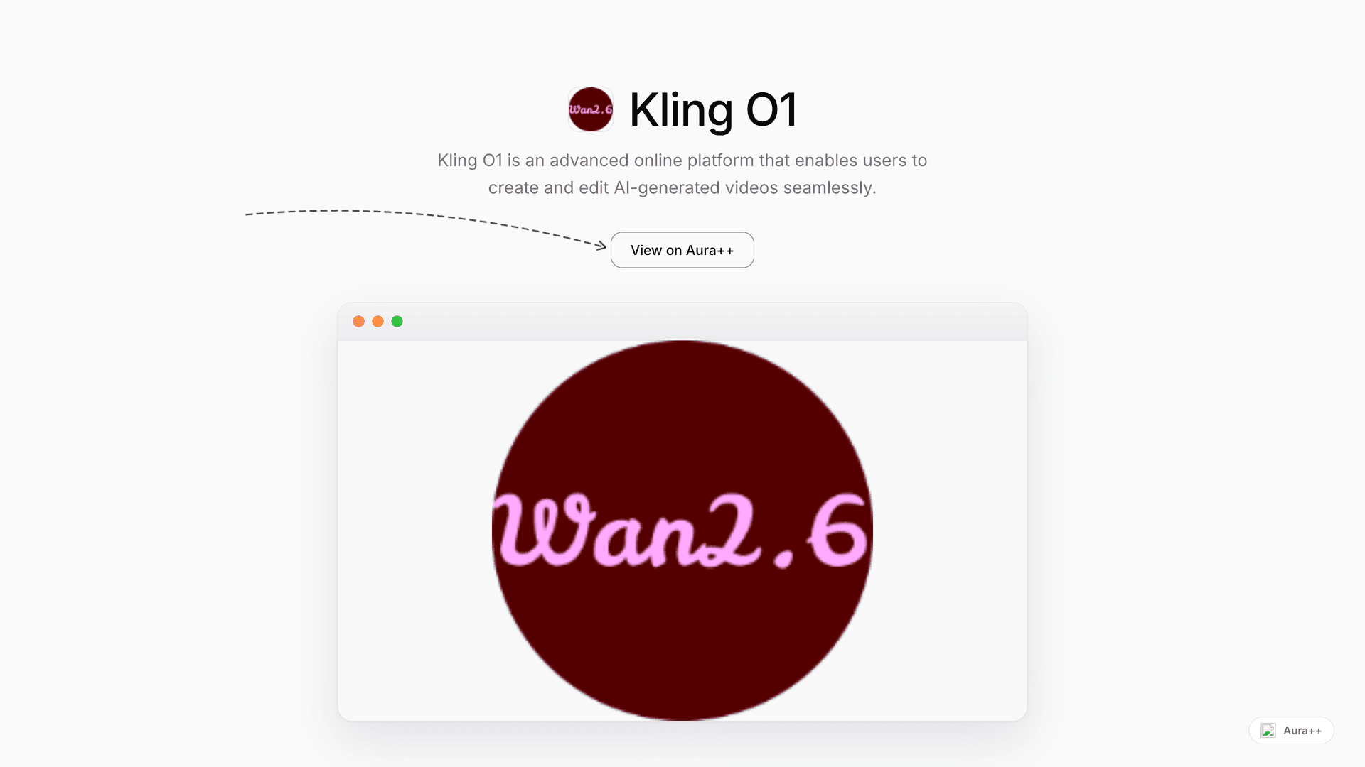 Kling O1 - Multi-Modal AI Video Platform launch story featured image on Aura++