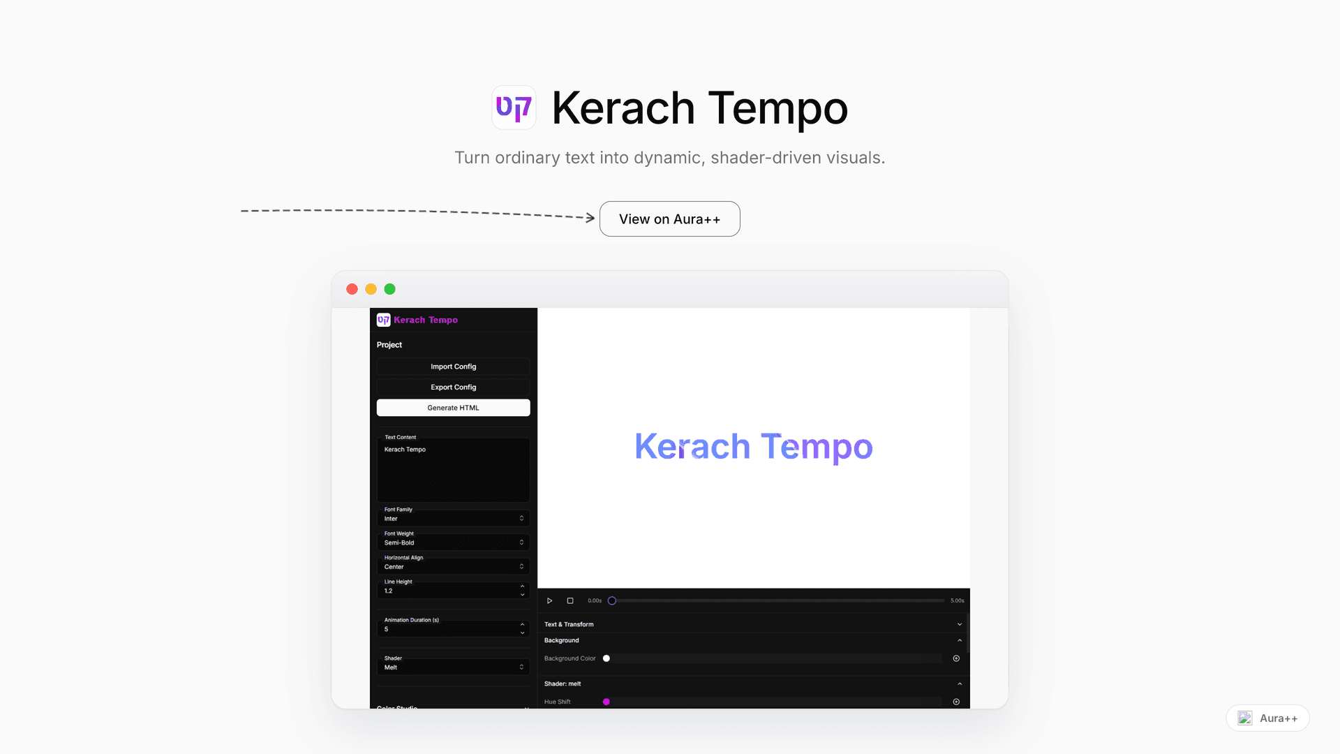 Kerach Tempo launch featured image on Aura++