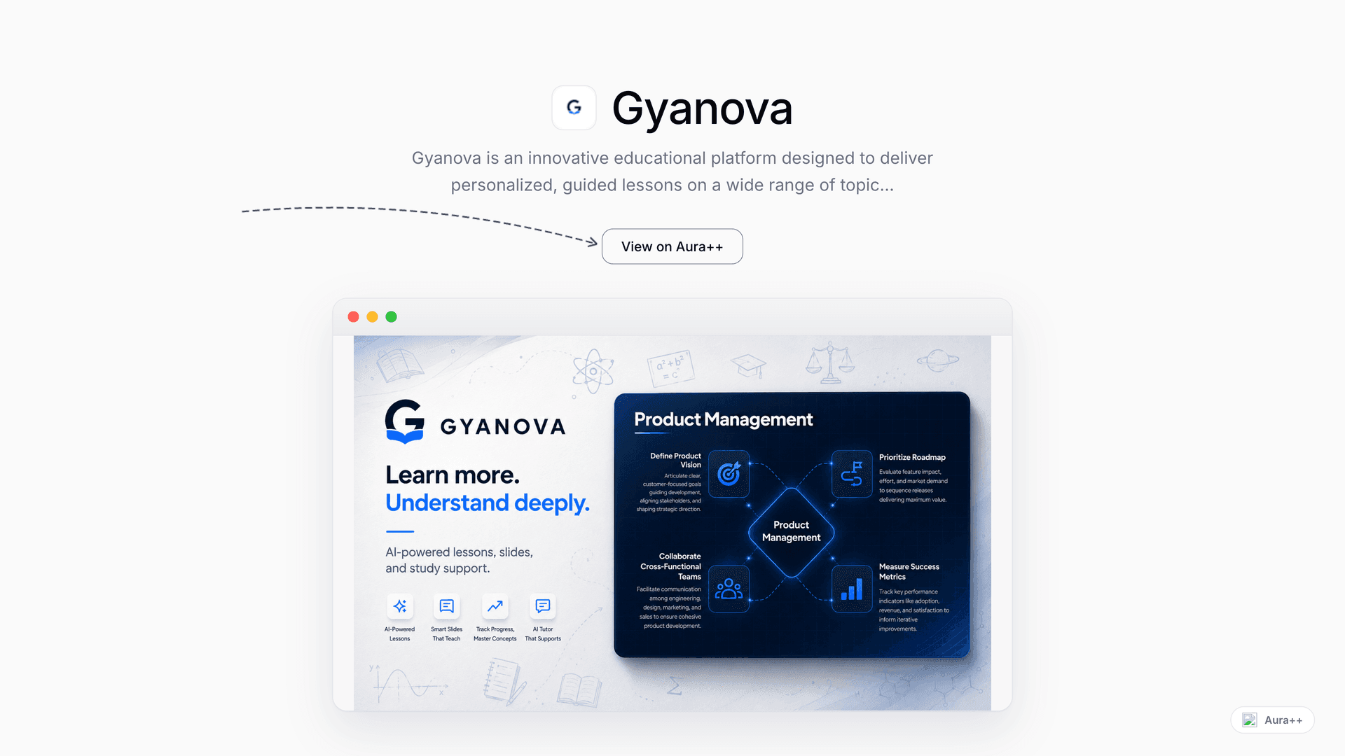 Gyanova: Guided Learning Platform